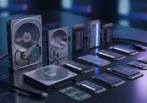 Divers formats de disque HDD, ssd nvme et Sata